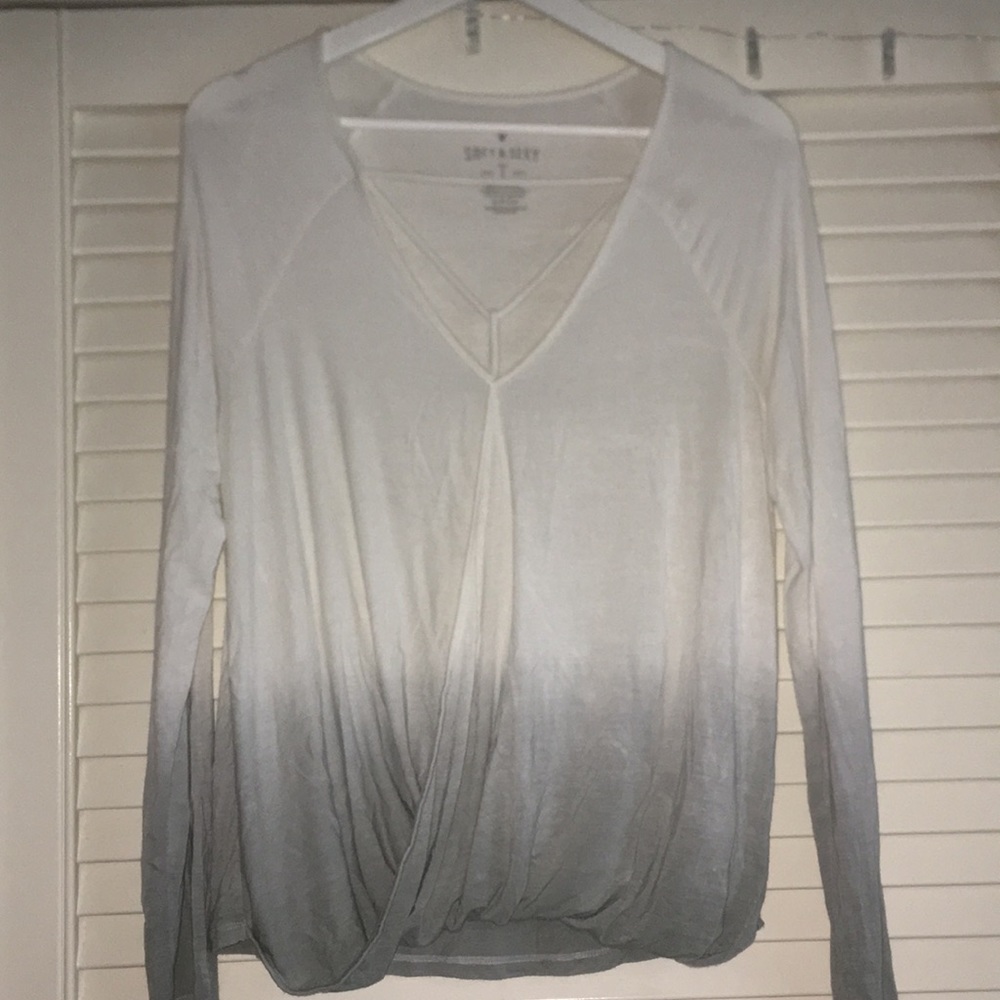 Long sleeve soft&sexy top